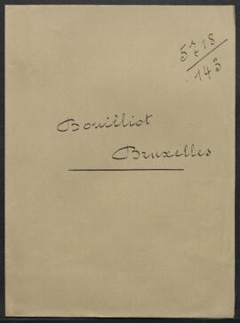 Dossier concernant un tableau de Constantin Meunier intitulé Descente des mineurs offert en vente...