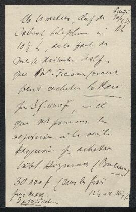 Dossier concernant Bouleaux en hiver / Les bouleaux de A.J. Heymans (inv. 4490), tableaux acquis ...