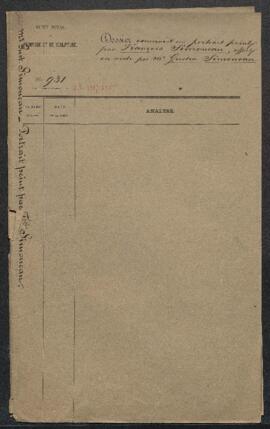 Dossier concernant deux œuvres de feu François Simonau, un Portrait d’homme (inv. 1587) acquis en...