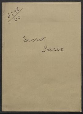 Dossier concernant cinq tableaux dont Marie Madeleine aux pieds du Christ de Lebrun et deux portr...
