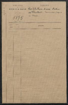 Dossier concernant la contestation, terminée à l’amiable, entre la commission du Musée et Louis D...