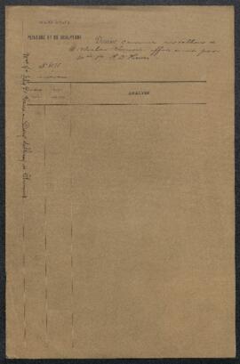 Dossier concernant deux tableaux de Abraham Bloemaert, signés, représentant Le troubadour et Le f...