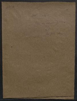 Récépissé concernant la reprise d’une Tête de Christ du XVIIe siècle offerte en vente par Mme Mar...