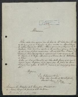 Dossier concernant un tableau de Willem van Mieris représentant Suzanne et les vieillards (inv. 1...