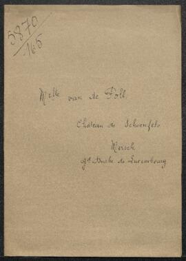 Dossier concernant le Portrait du Baron Goethals par Jacques de Lalaing, Trois couturières de Ali...