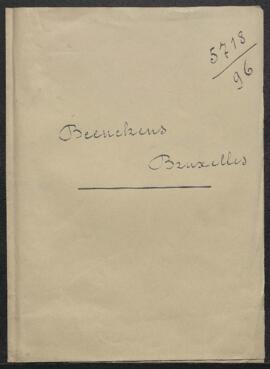 Dossier concernant une toile du peintre Ad. Madou, sujet non spécifié, offerte en vente par Georg...