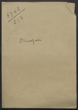 Dossier concernant la demande de renseignements d’Albert Mugeli (Angleterre, Stockport) à propos ...