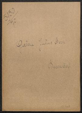 Dossier annoncant la vente de la collection de Heinrich Horten (Allemagne, Cologne) composée de t...