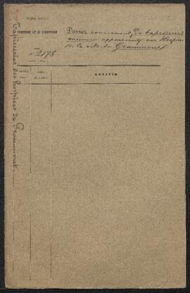 Dossier concernant des tapisseries anciennes appartenant aux Hospices civils de la ville de Gramm...