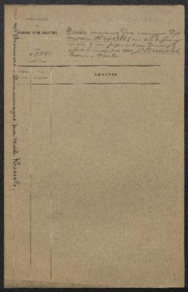 Dossier concernant deux ouvrages de Mathieu Kessels, une Tête de femme en cire et une pipe en ter...