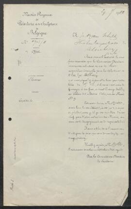 Dossier concernant deux Scènes villageoises, tableaux donnés à David Teniers le Jeune et trois Pa...