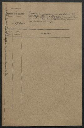 Dossier concernant un tableau de Alphonse Asselbergs, Un jour de mars à la mare aux fées, forêt d...
