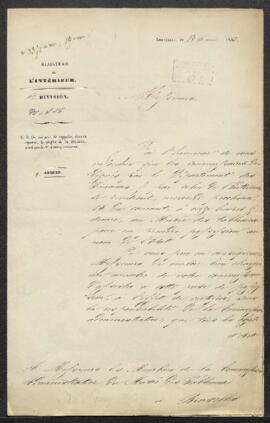 Dossier concernant les règlements pris pour le Musée.