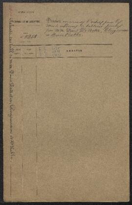 Dossier concernant l’achat pour le Musée moderne de trois tableaux : Nature morte. Tableau de fru...