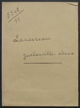 Dossier concernant la demande d’Edouard Lancereau (Juslenville) d’identifier un personnage gradé ...