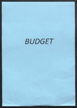 Dossier concernant le budget et la comptabilité pour l’Exercice 1866.
