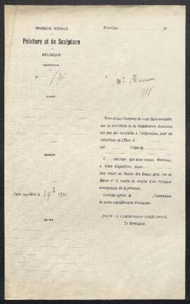 Dossier concernant Créole exécutant une danse devant une assemblée de Maures, tableau de [Gaspard...