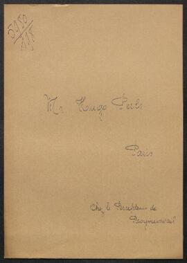 Dossier concernant Chez le Percepteur, tableau de Romersweyle [?], offert en vente par Hugo Perls...