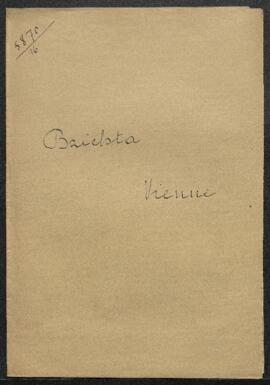 Demande de renseignements émanant de Emil Brichta (Vienne) désireux de savoir si la peinture en s...
