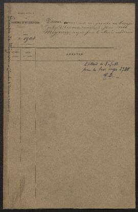 Dossier concernant un bronze de Léon Mignon, Combat de taureaux dans la campagne romaine (inv. 27...