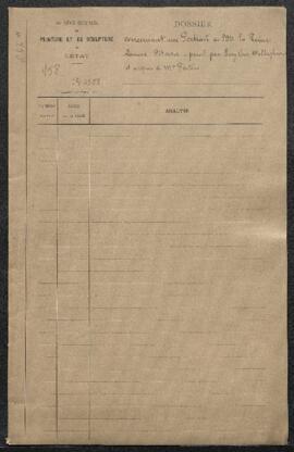 Dossier concernant le Portrait de S. M. Louise-Marie d’Orléans, Reine des Belges peint par Eugène...
