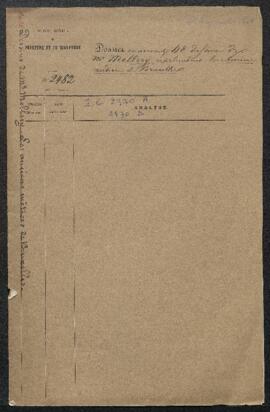 Dossier concernant 48 dessins de Xavier Mellery représentant les Métiers de Bruxelles (inv. 2970 ...