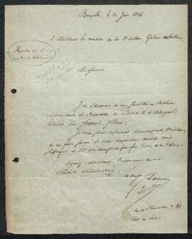 Dossier concernant un tableau de Frans Floris représentant La rencontre de David et Abigaël (inv....