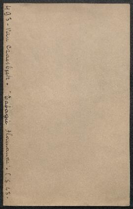 Dossier concernant la Tabagie flamande de Van Craesbeek [Joos van Craesbeeck] (inv. 43).