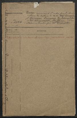 Dossier concernant les œuvres acquises au salon de 1875 par le gouvernement, pour le Musée modern...