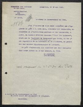 Dossier concernant trois tableaux acquis du marchand Léon Gauchez (Paris), savoir un Portrait de ...