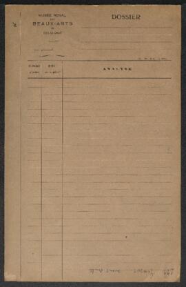 Correspondance sans suite de l’année 1929.