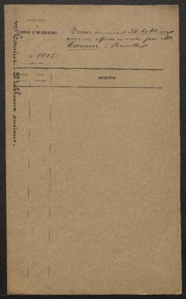 Dossier concernant 32 tableaux anciens offerts en vente par François Carnier (Bruxelles). — Sans ...