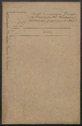 Dossier concernant Le Grisou, groupe en bronze de Constantin Meunier (inv. 3200), acquis pour le ...