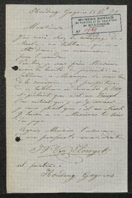 Dossier concernant un tableau attribué à Franck représentant une Fête famande au XVIe siècle (inv...